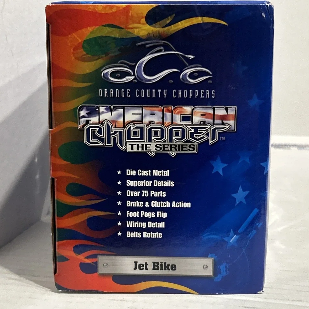 1/10 DIECAST JOYRIDE ORANGE COUNTY AMERICAN CHOPPER THE‎ SERIES JET BIKE (NEW)